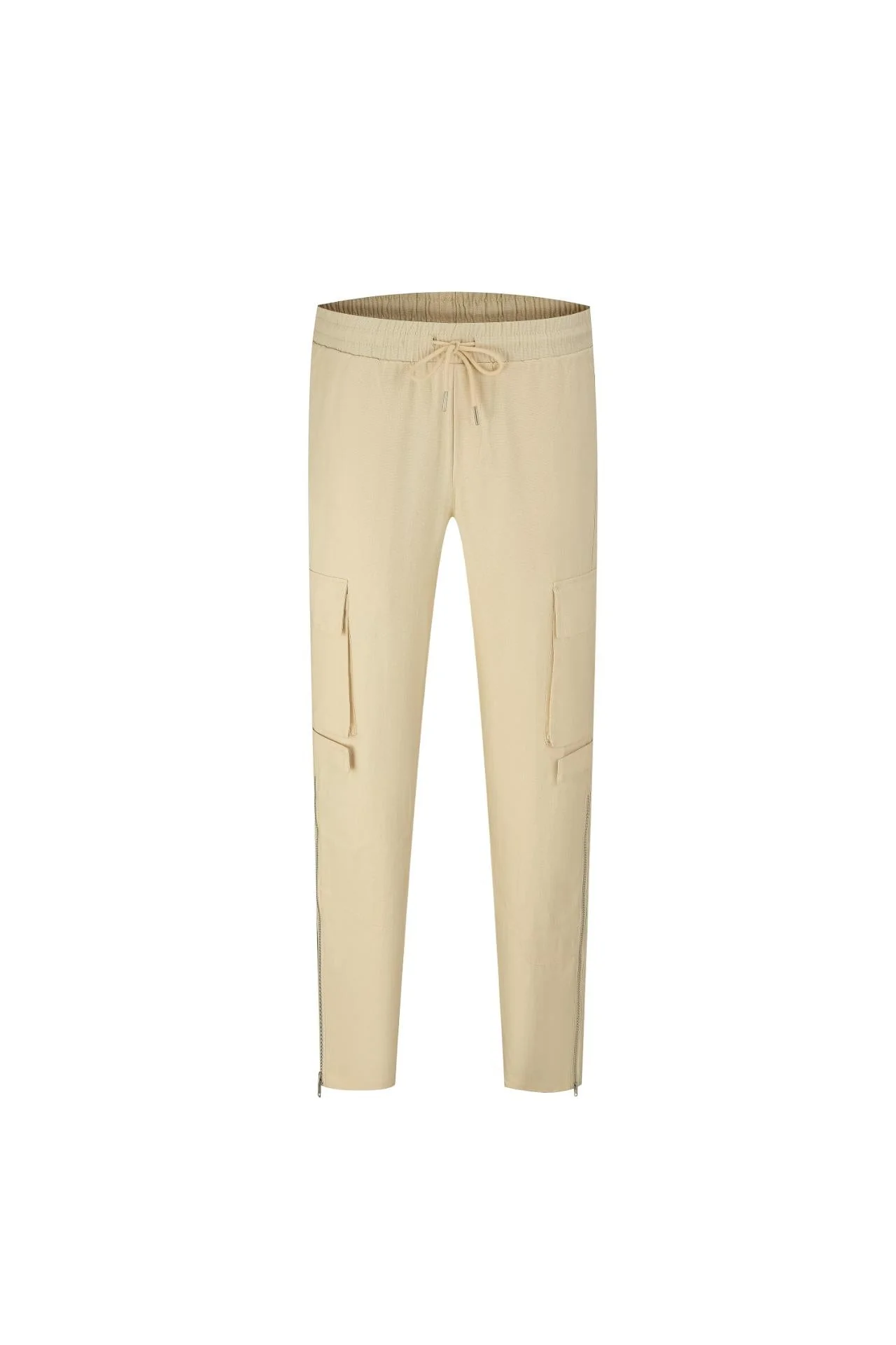 Pantalon cargo toile à fentes zippées - Image 10