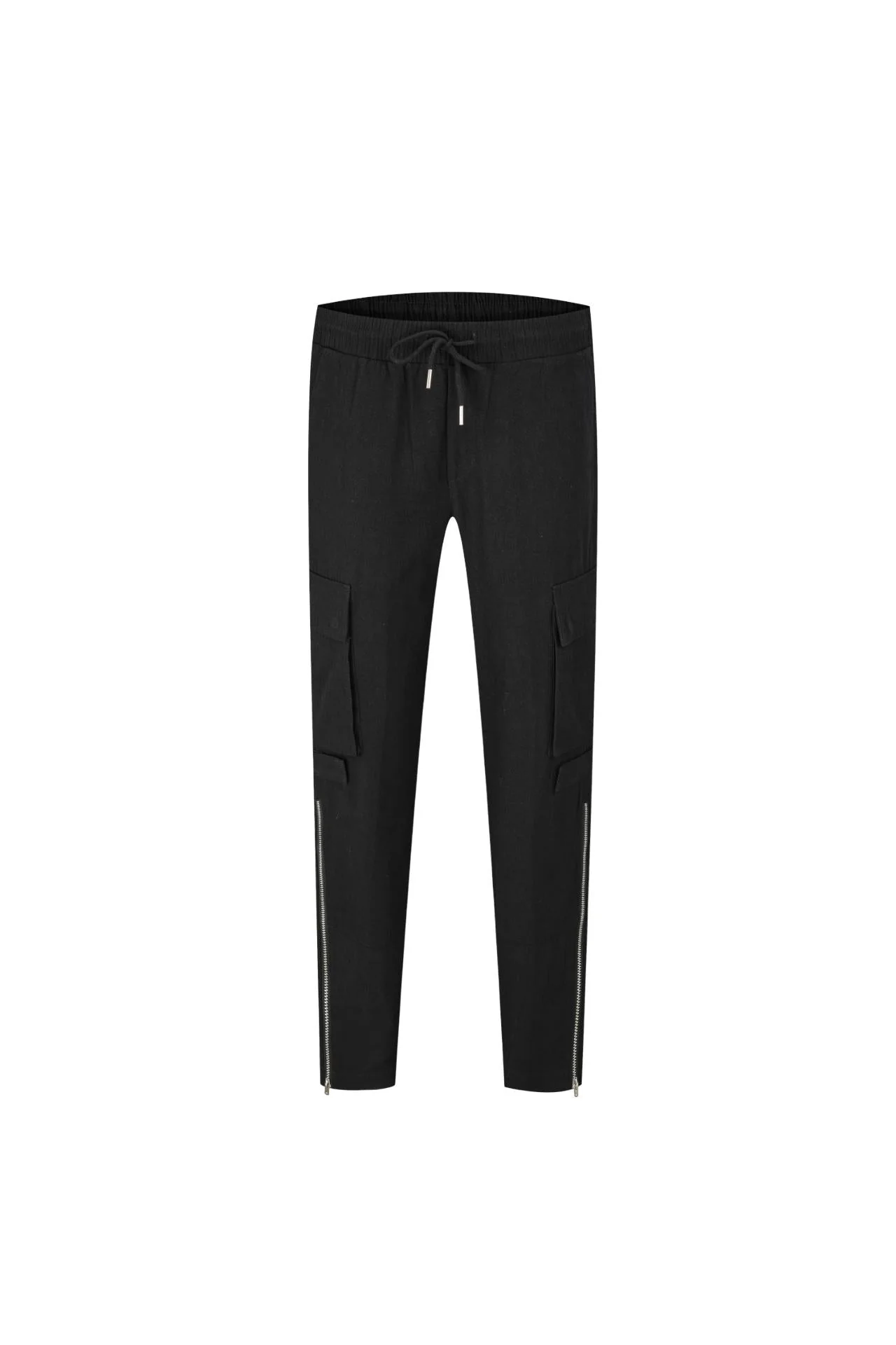 Pantalon cargo toile à fentes zippées - Image 12
