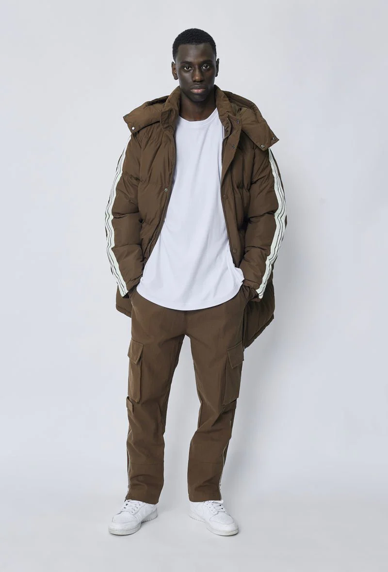 Pantalon cargo toile à fentes zippées - Image 3