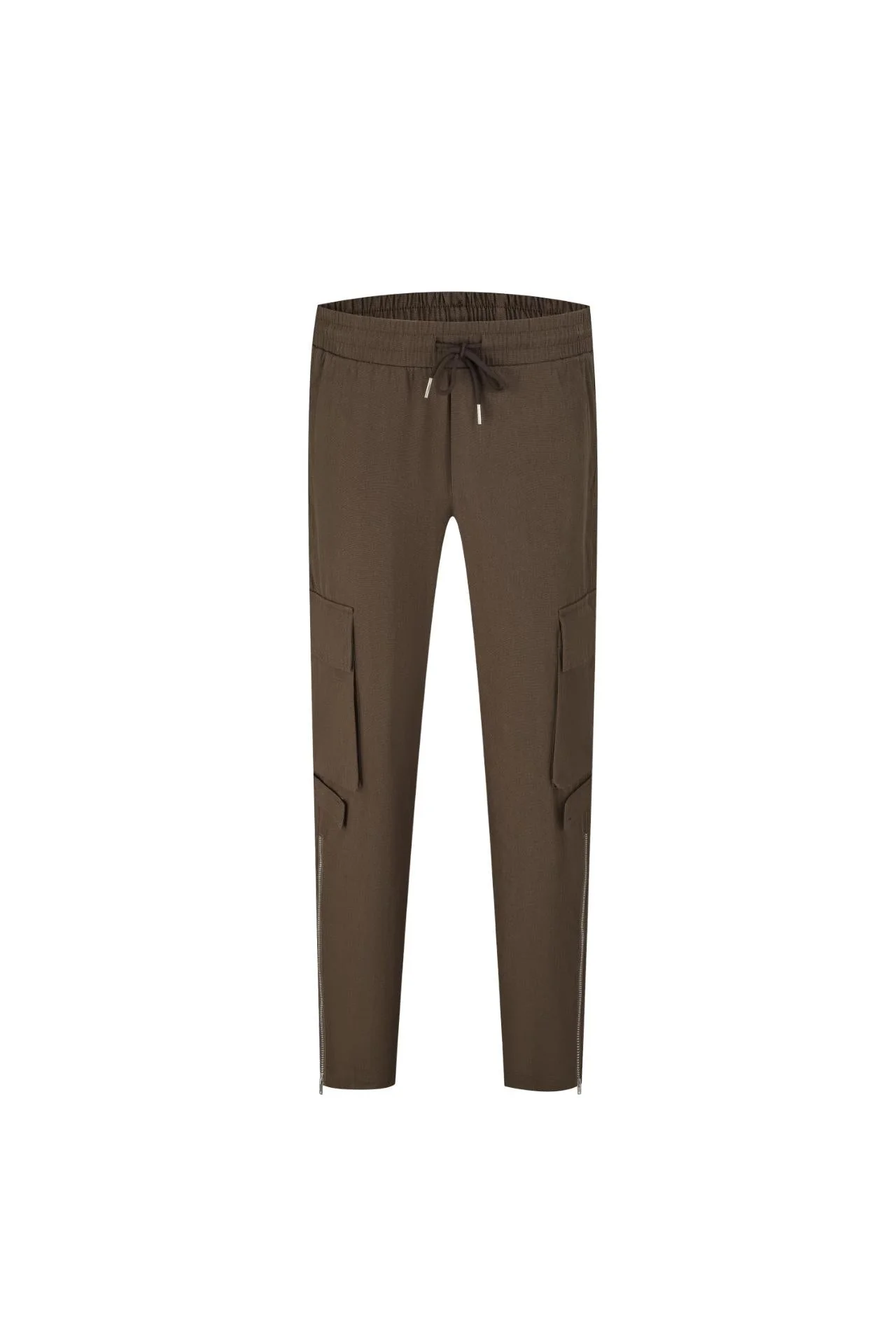 Pantalon cargo toile à fentes zippées - Image 8
