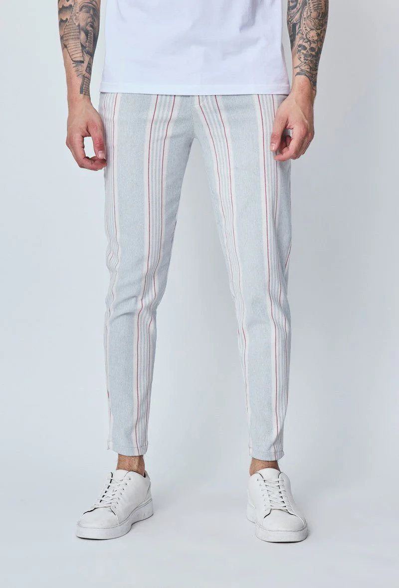 Pantalon chino à rayures - Image 10