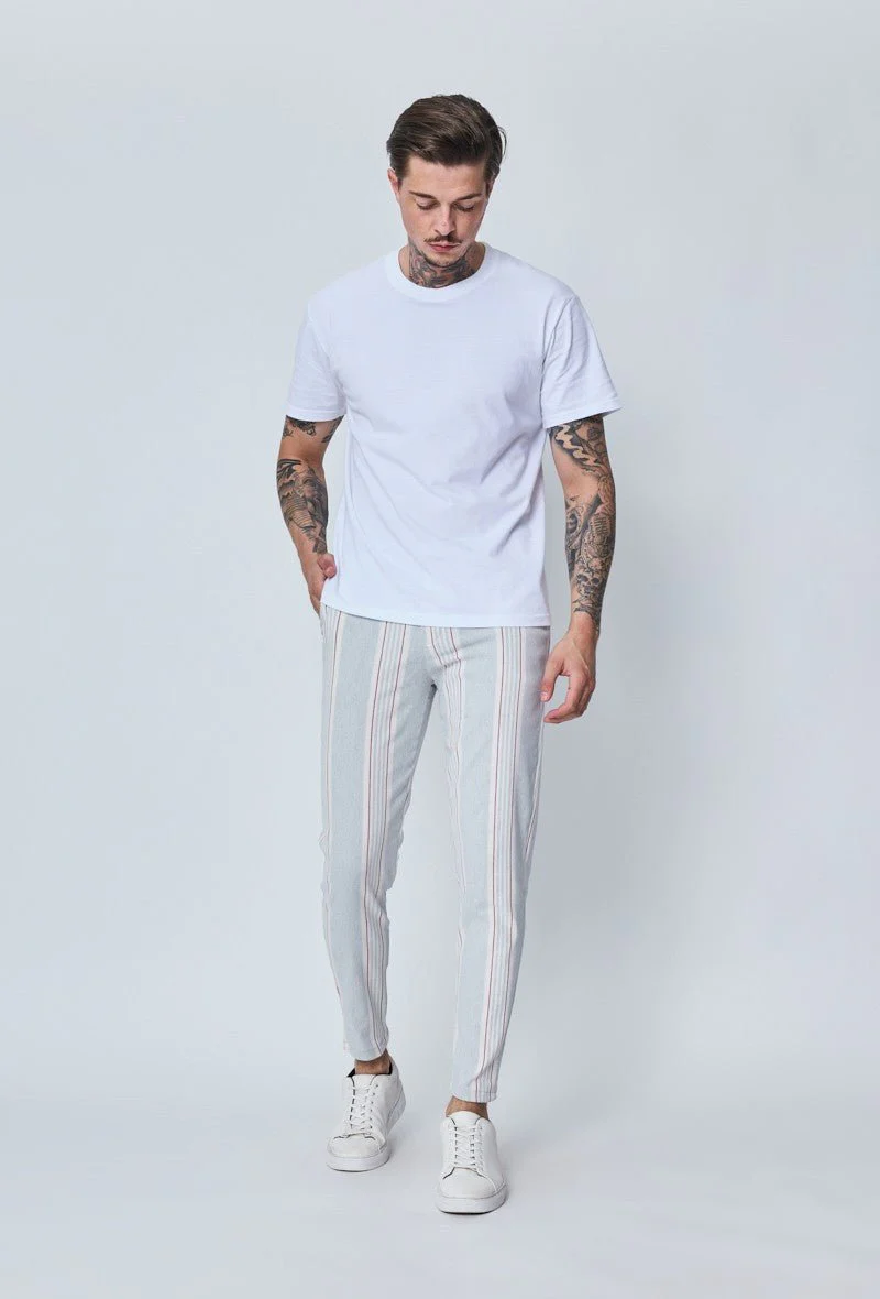 Pantalon chino à rayures - Image 13