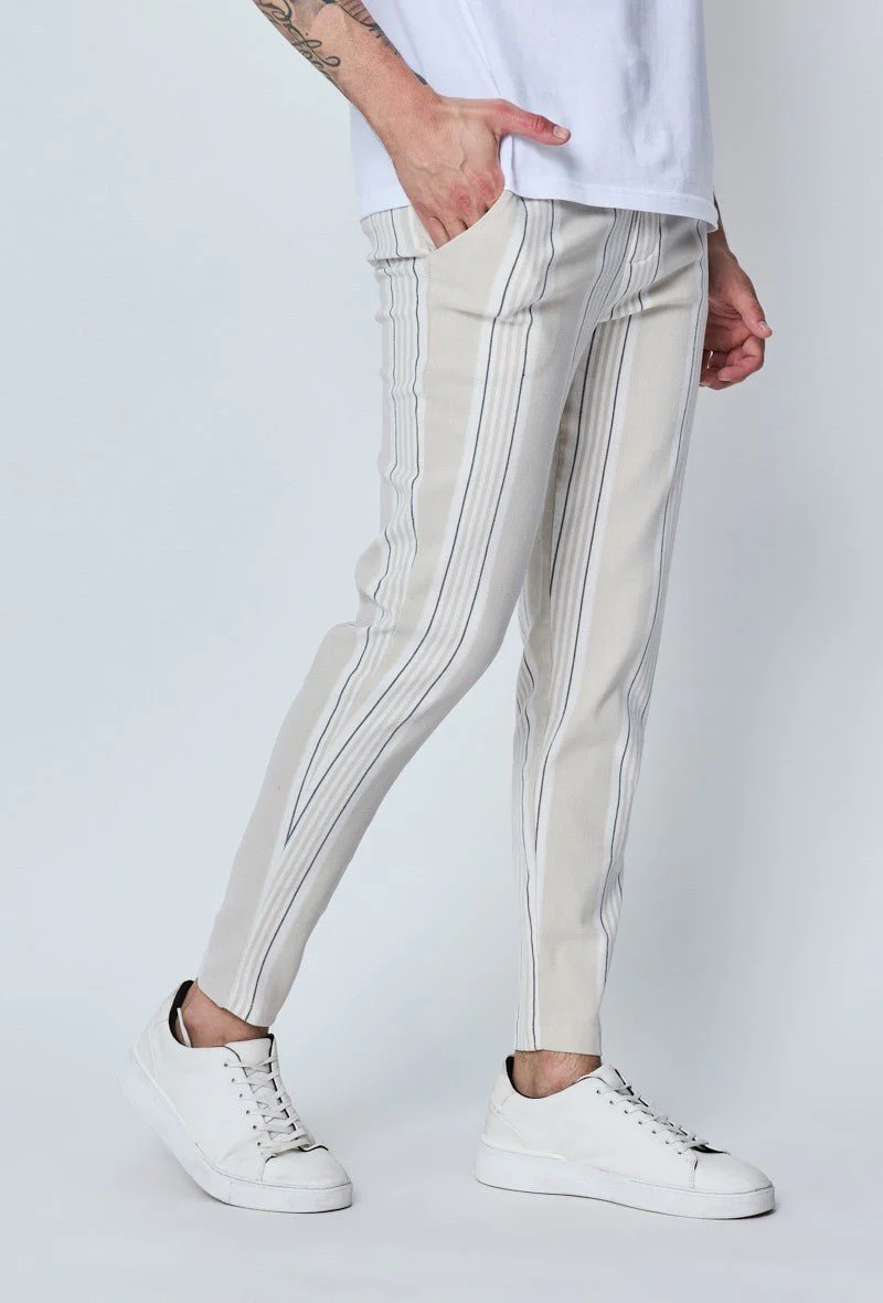 Pantalon chino à rayures - Image 16