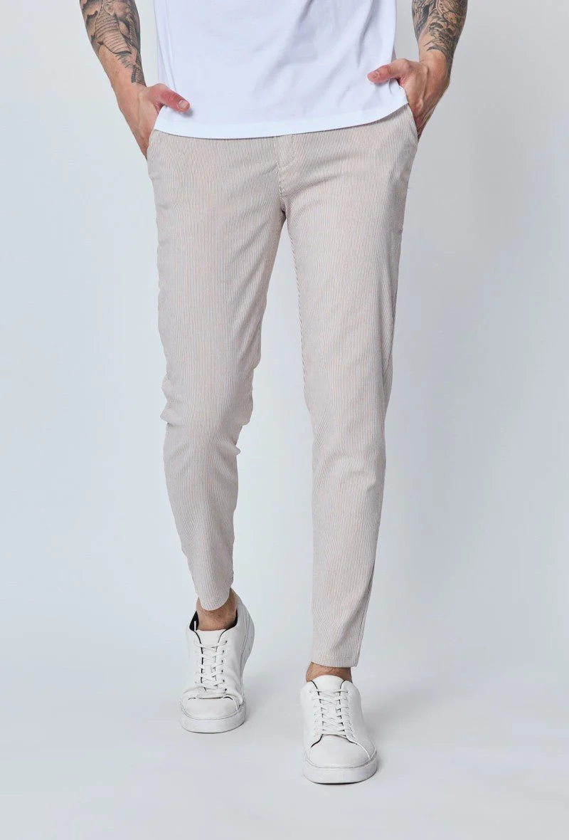 Pantalon chino à rayures - Image 20