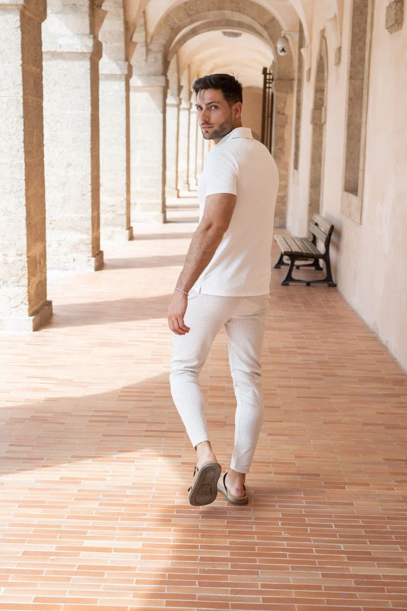Pantalon chino à rayures - Image 14