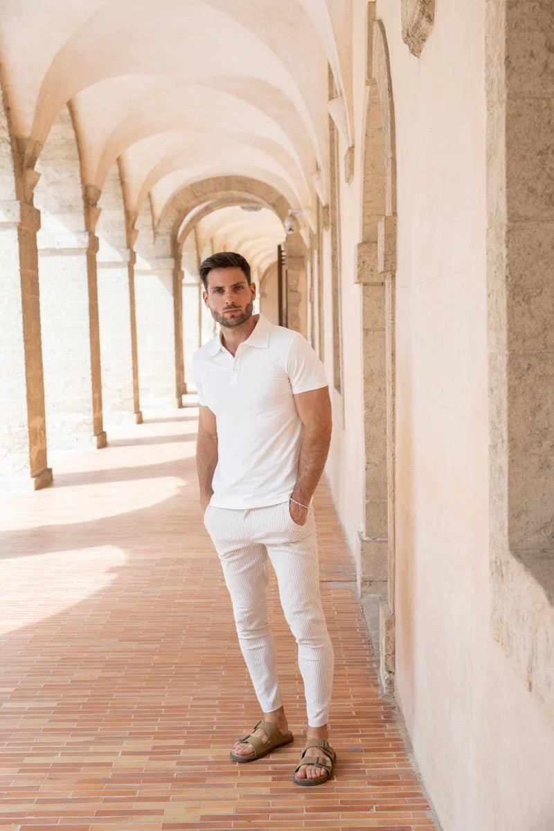 Pantalon chino à rayures - Image 15