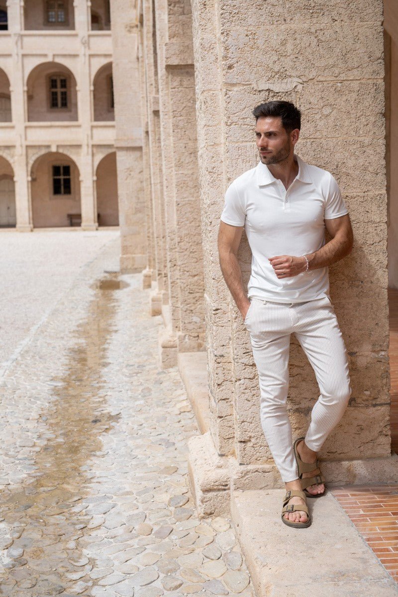 Pantalon chino à rayures - Image 16
