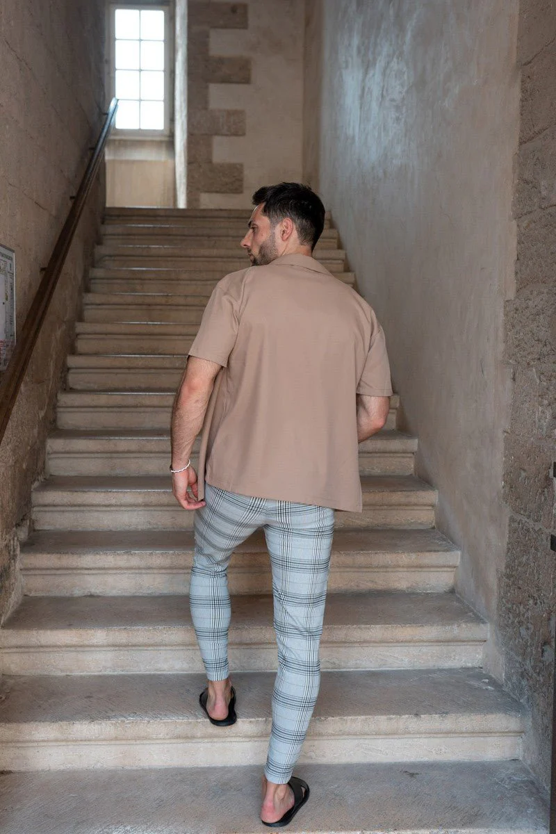 Pantalon chino à rayures - Image 8