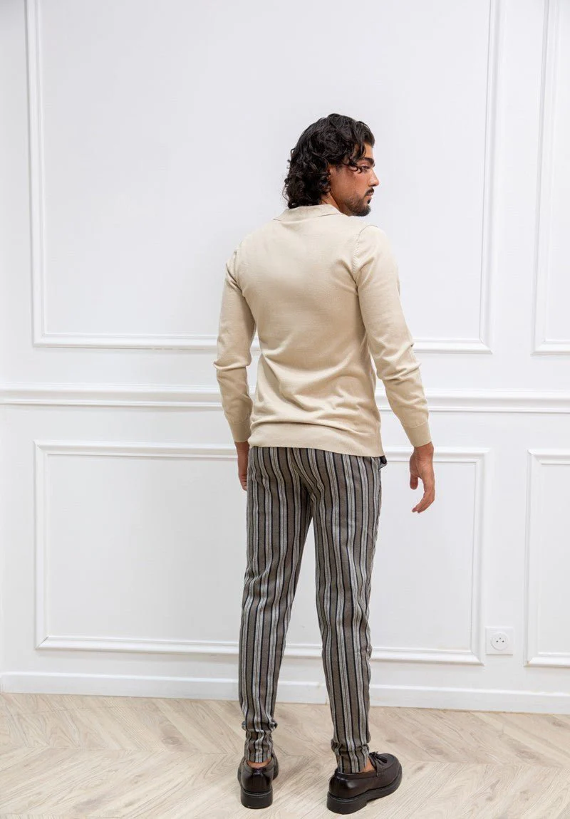 Pantalon chino à rayures - Image 13