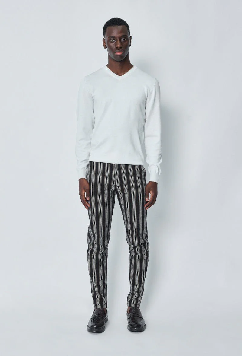 Pantalon chino à rayures - Image 25