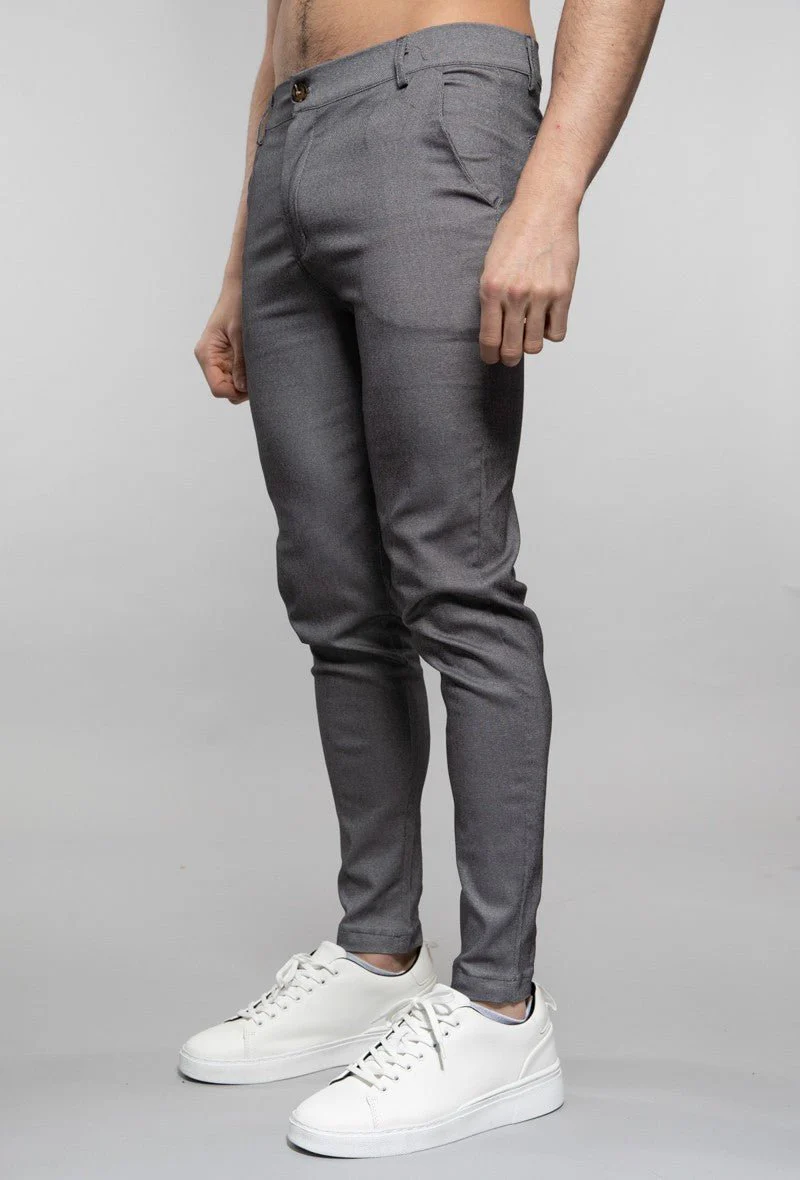 Pantalon chino chiné - Image 2