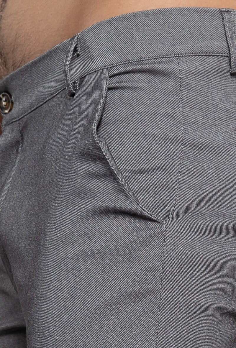 Pantalon chino chiné - Image 3