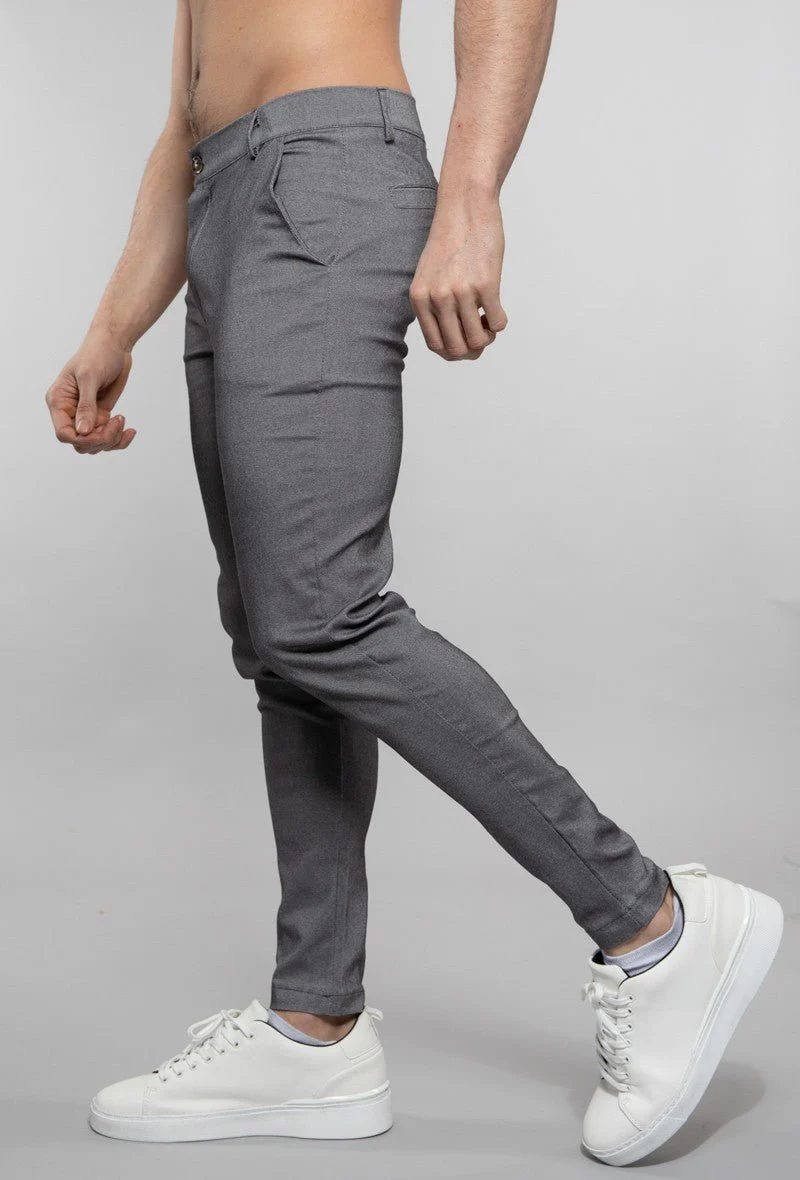 Pantalon chino chiné - Image 4