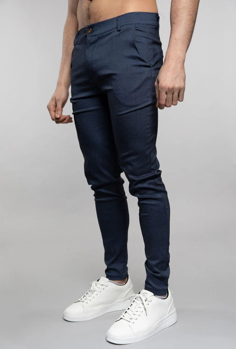 Pantalon chino chiné - Image 8