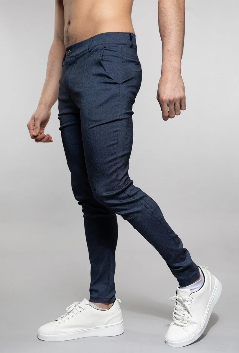 Pantalon chino chiné - Image 9
