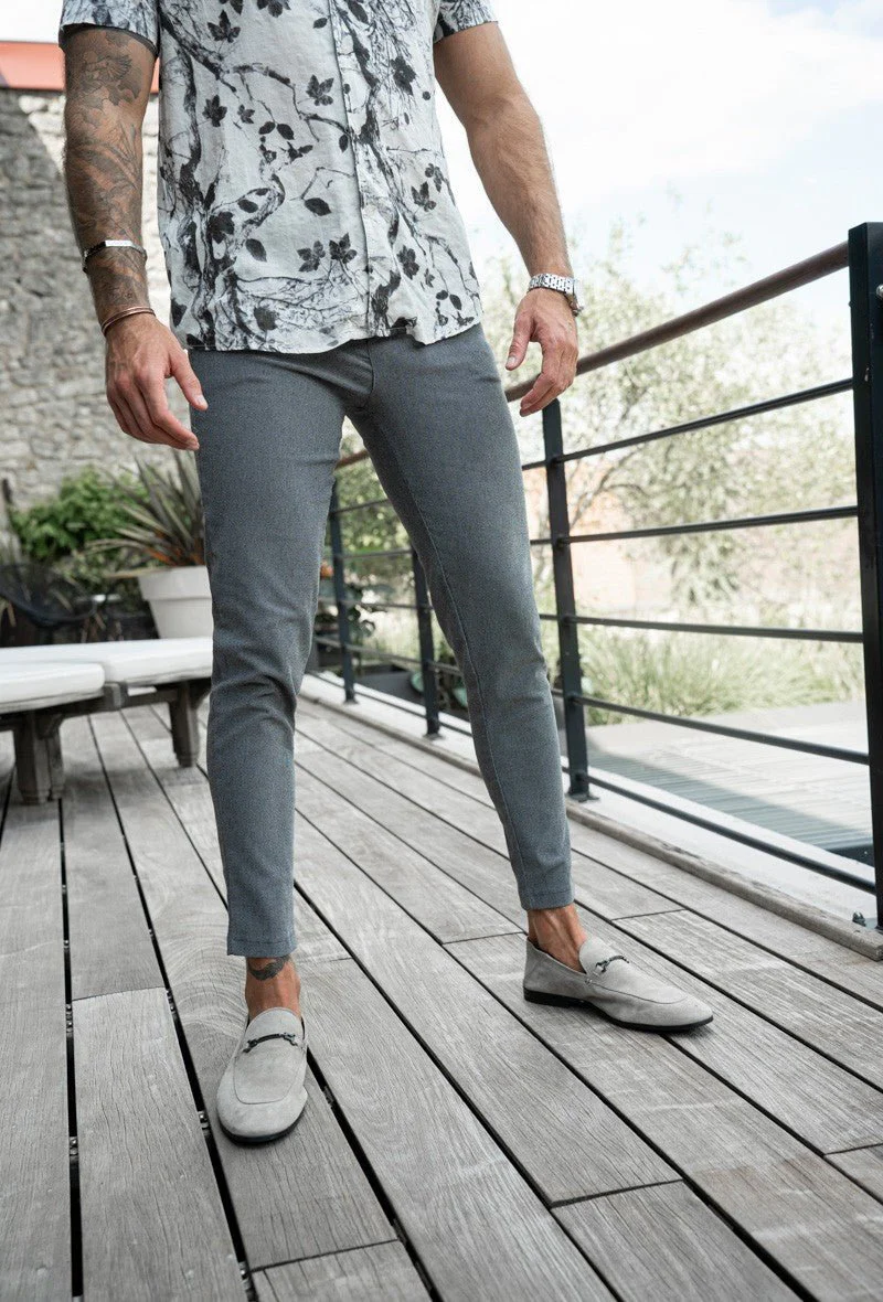 Pantalon chino classique chiné - Image 5