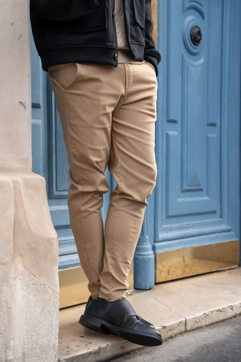 Pantalon chino classique uni - Image 64