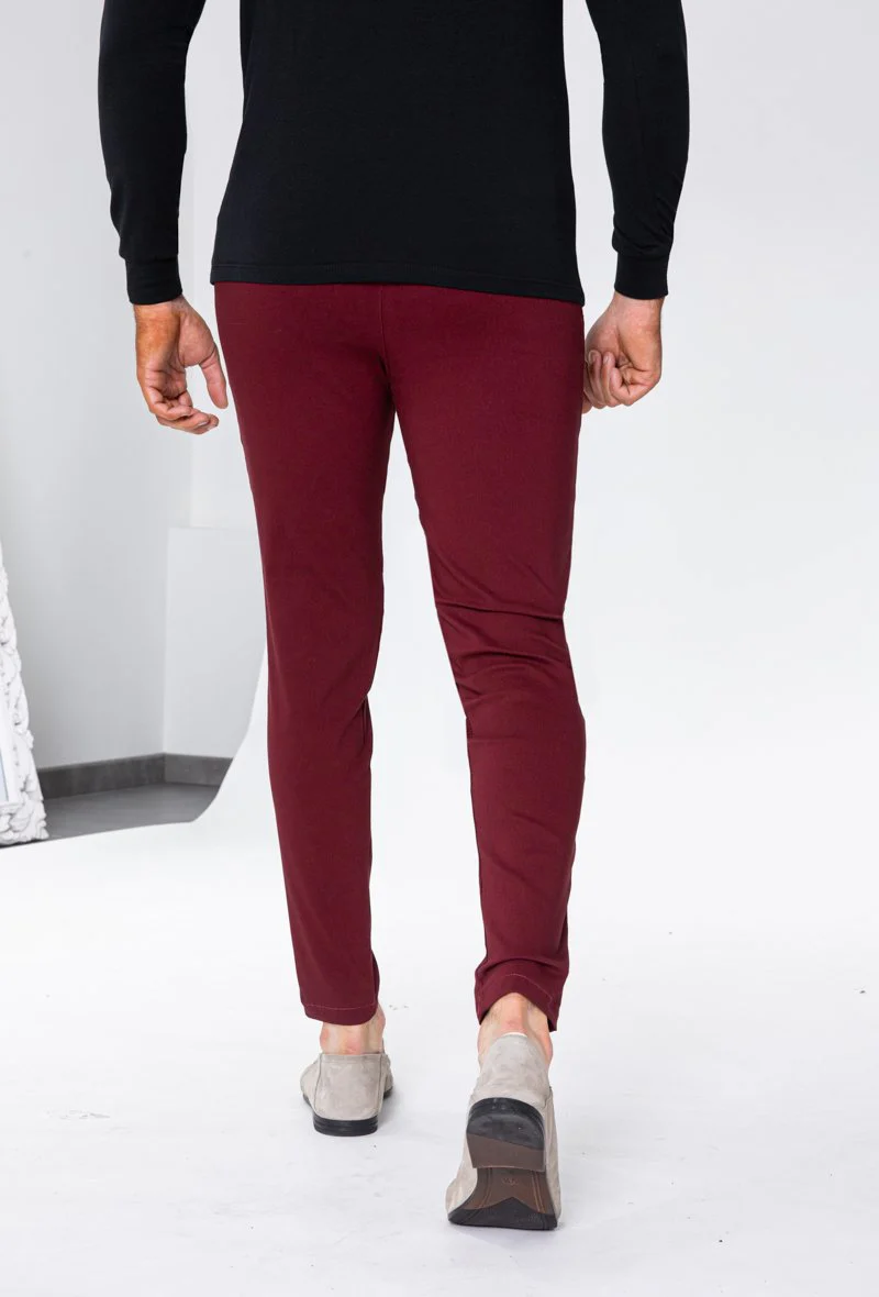 Pantalon chino tendance uni - Image 11