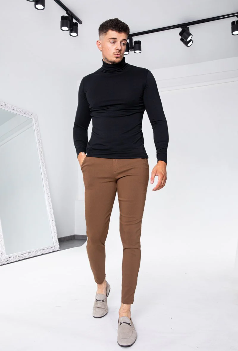 Pantalon chino tendance uni - Image 14