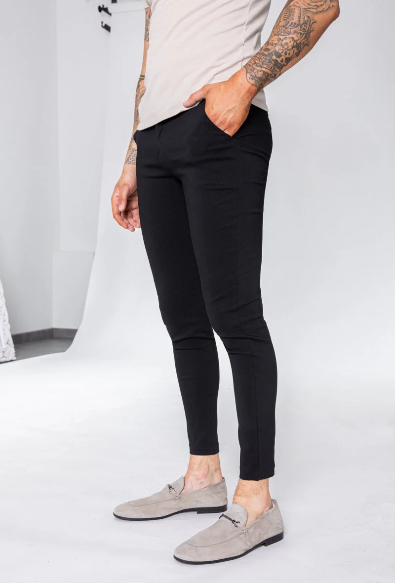 Pantalon chino tendance uni - Image 2