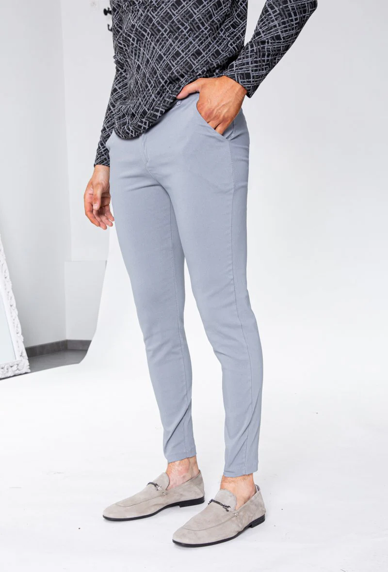 Pantalon chino tendance uni - Image 20