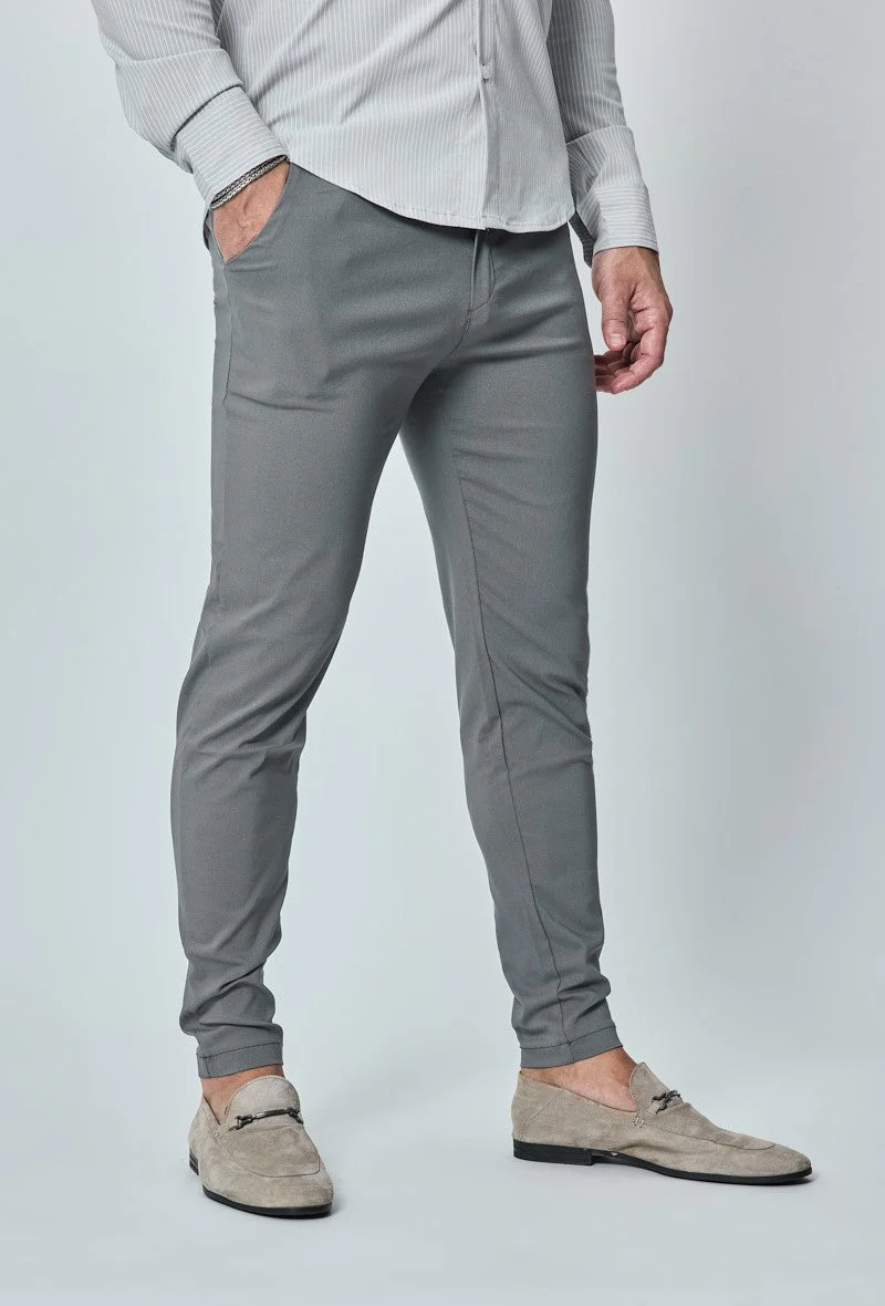 Pantalon chino tendance uni - Image 23