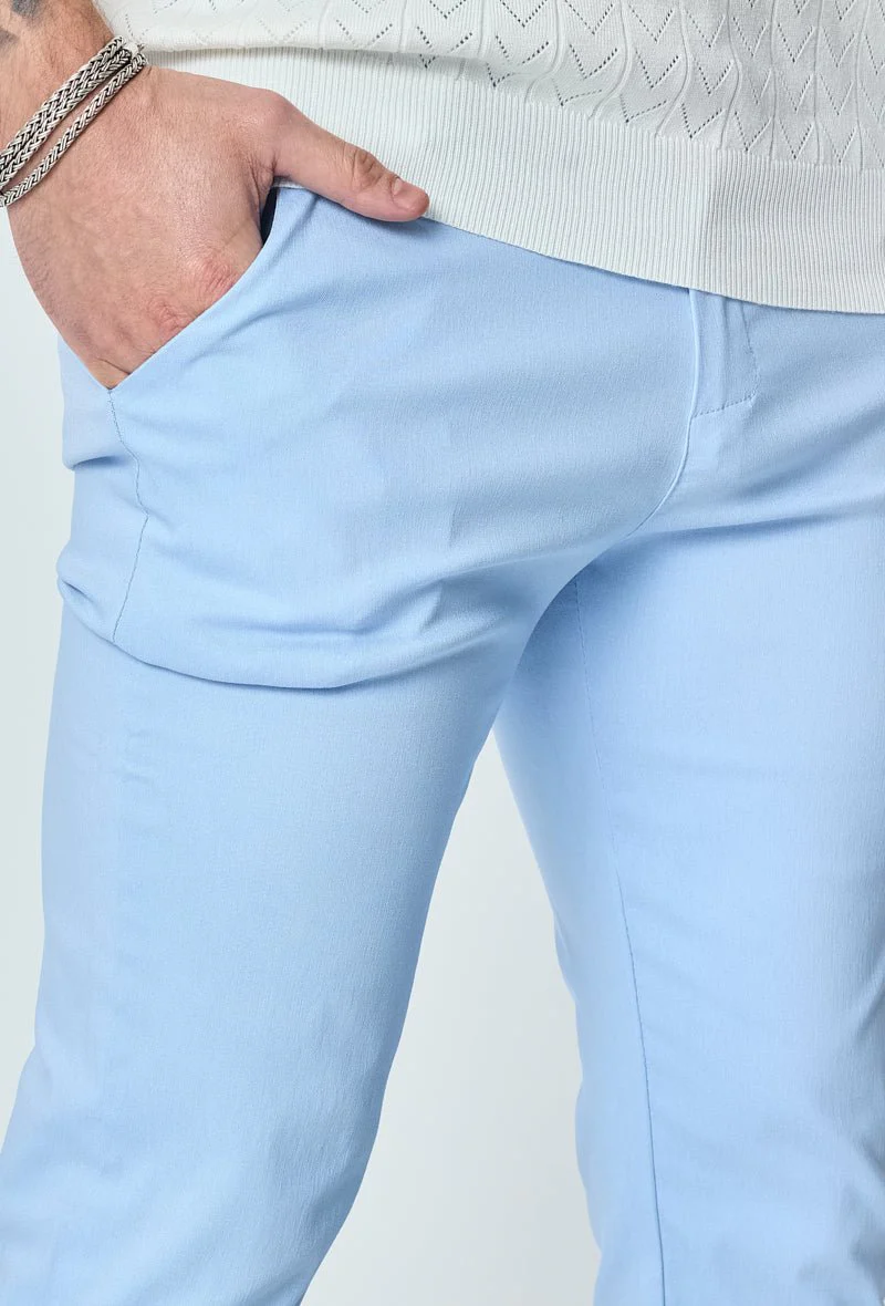 Pantalon chino tendance uni - Image 28