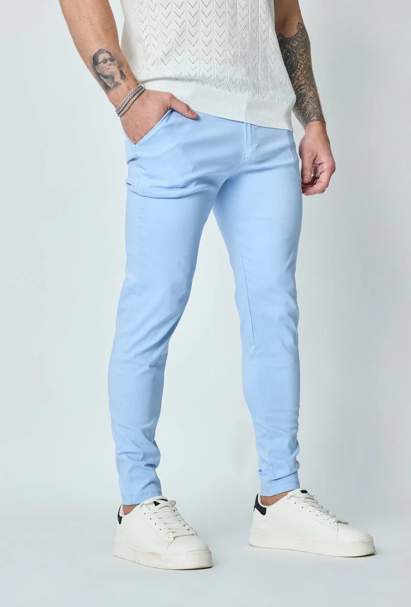 Pantalon chino tendance uni - Image 29