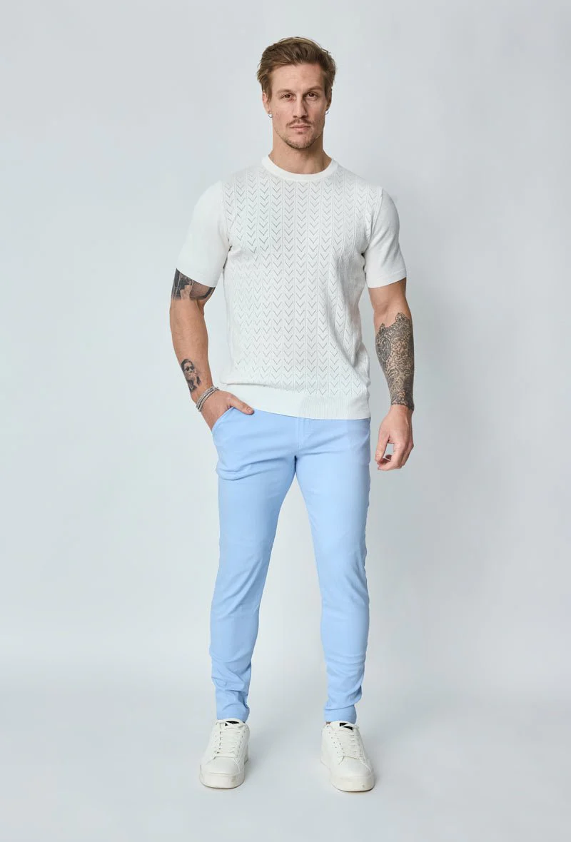 Pantalon chino tendance uni - Image 31