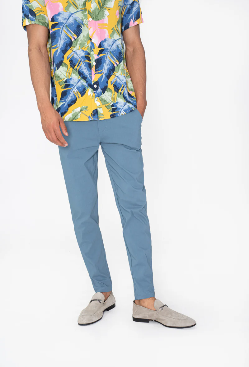 Pantalon chino tendance uni - Image 32