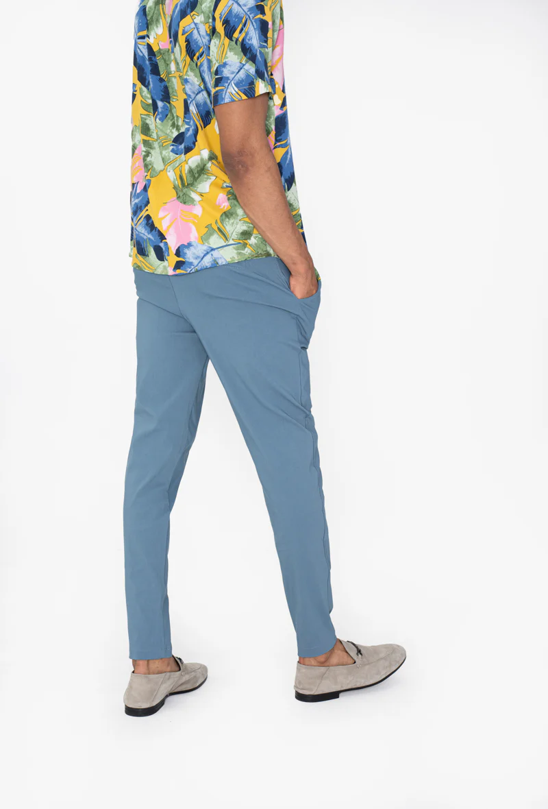 Pantalon chino tendance uni - Image 33