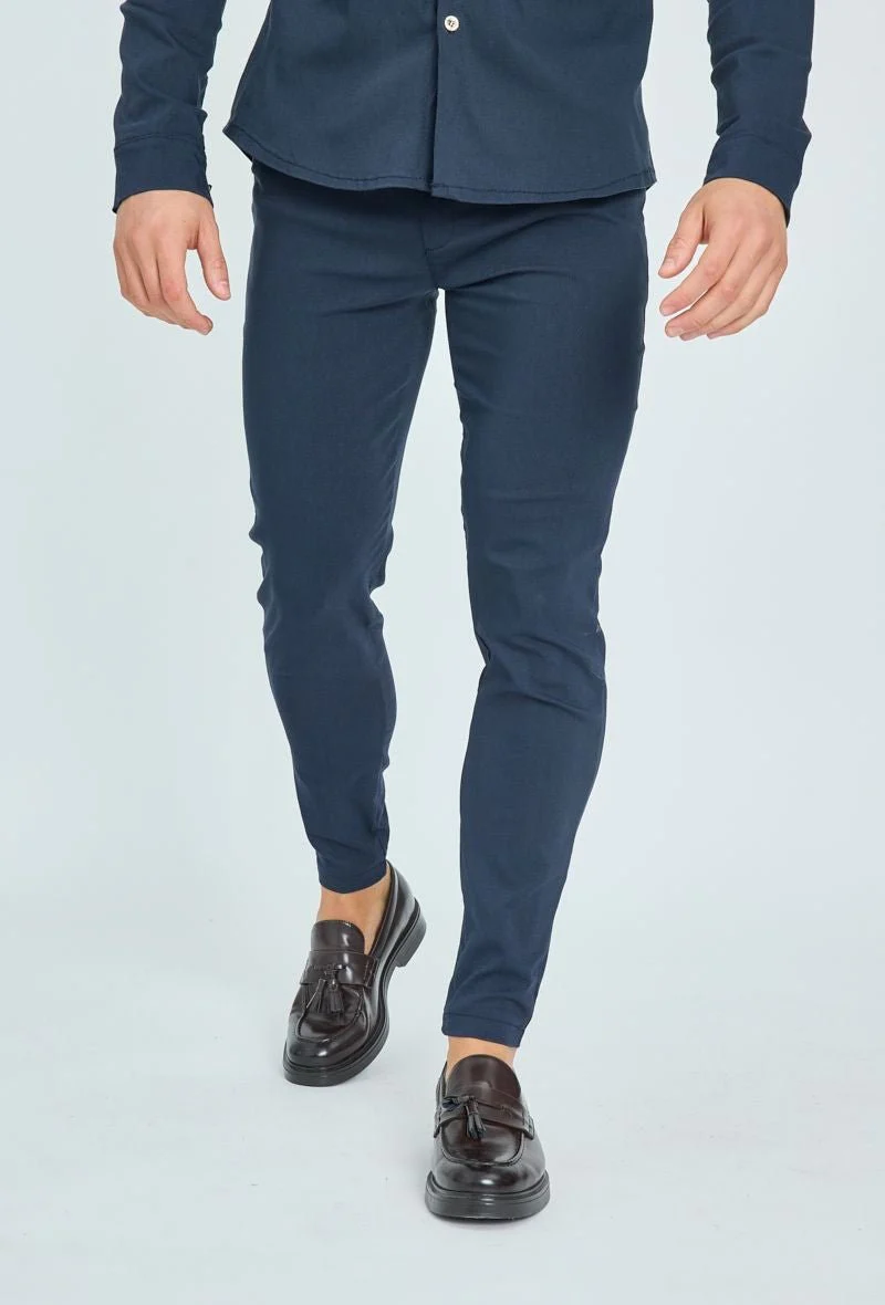 Pantalon chino tendance uni - Image 37