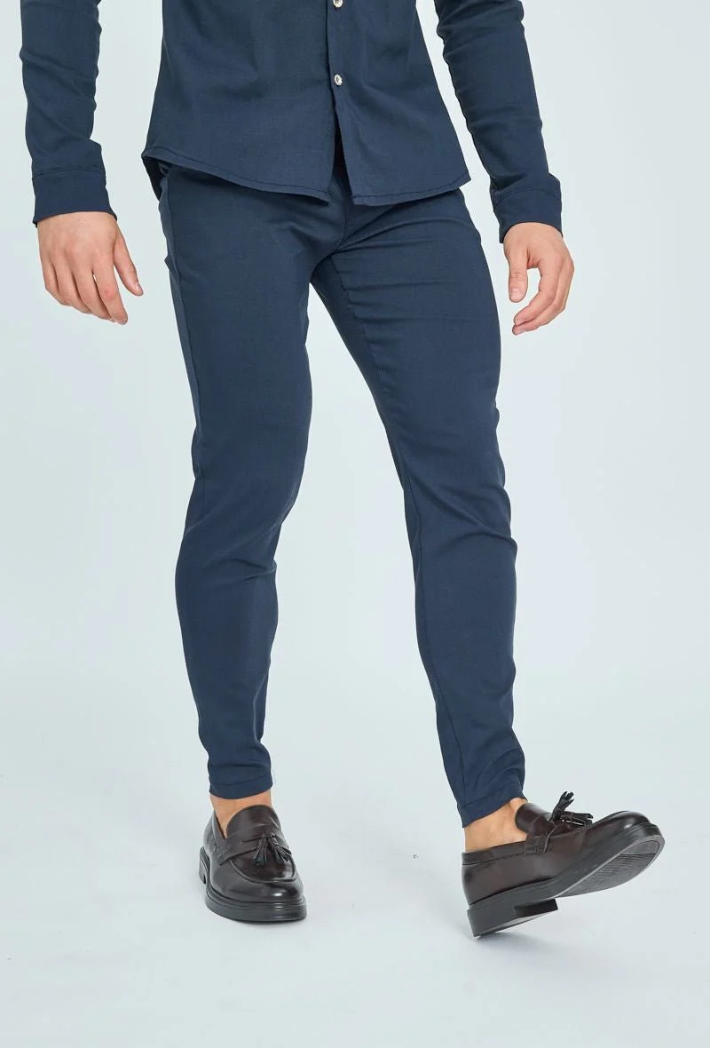 Pantalon chino tendance uni - Image 38