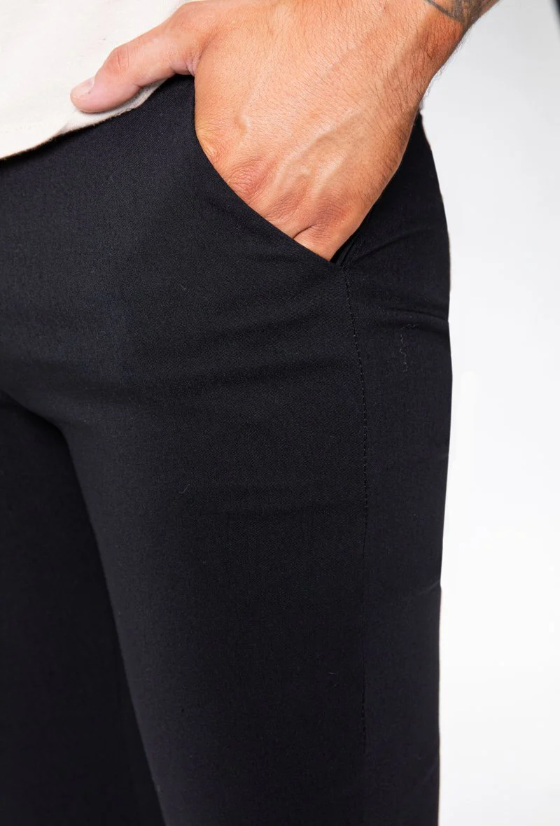 Pantalon chino tendance uni - Image 4
