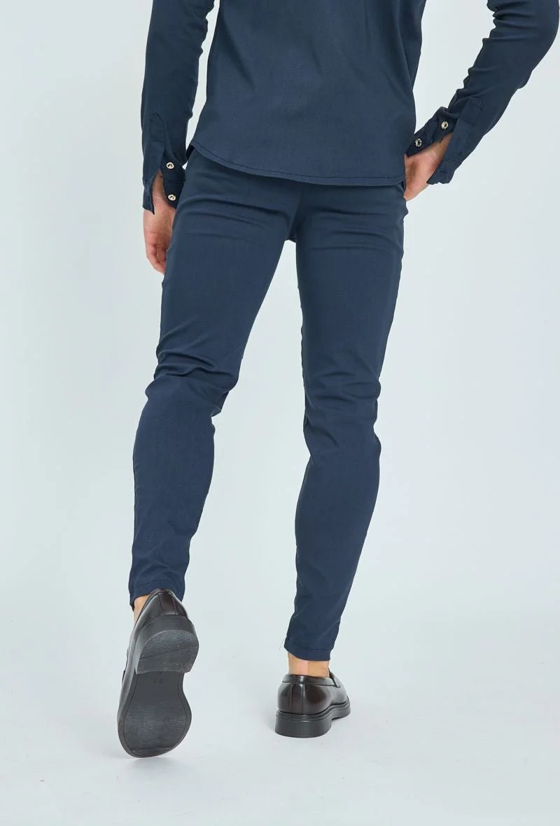 Pantalon chino tendance uni - Image 40