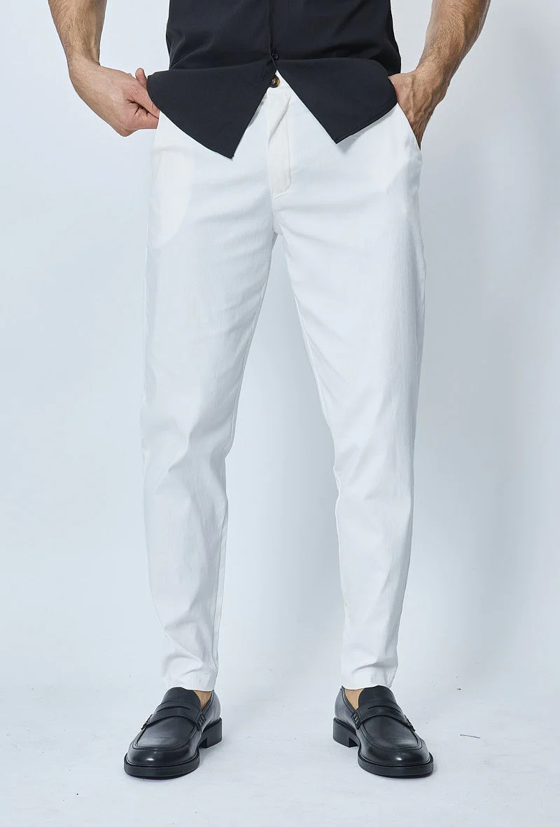 Pantalon chino tendance uni - Image 41