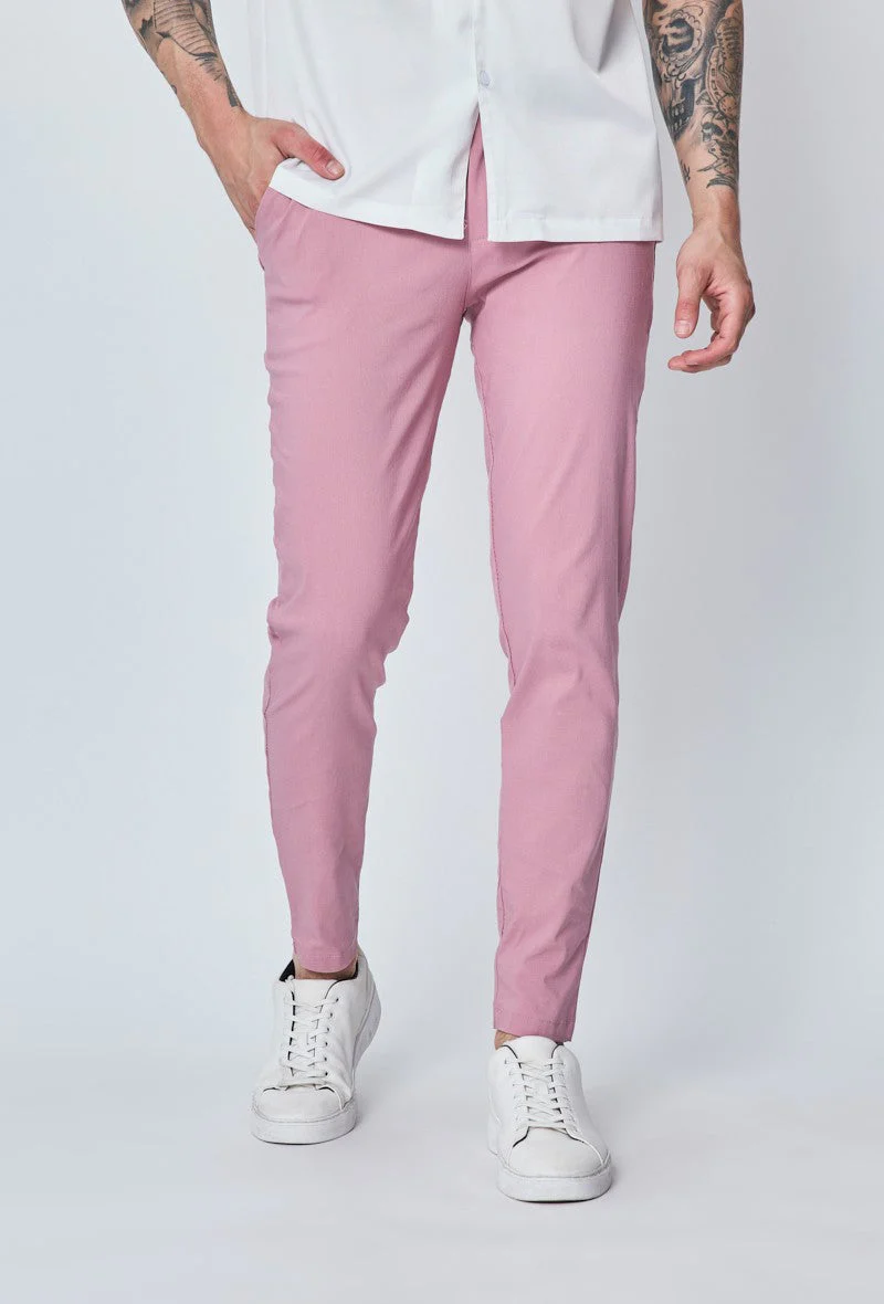 Pantalon chino tendance uni - Image 45
