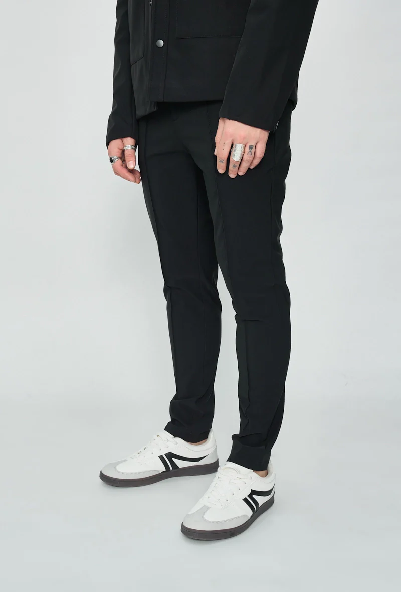 Pantalon chino uni avec glissière - Image 12