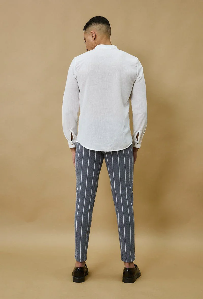 Pantalon classique à rayures stretch - Image 10