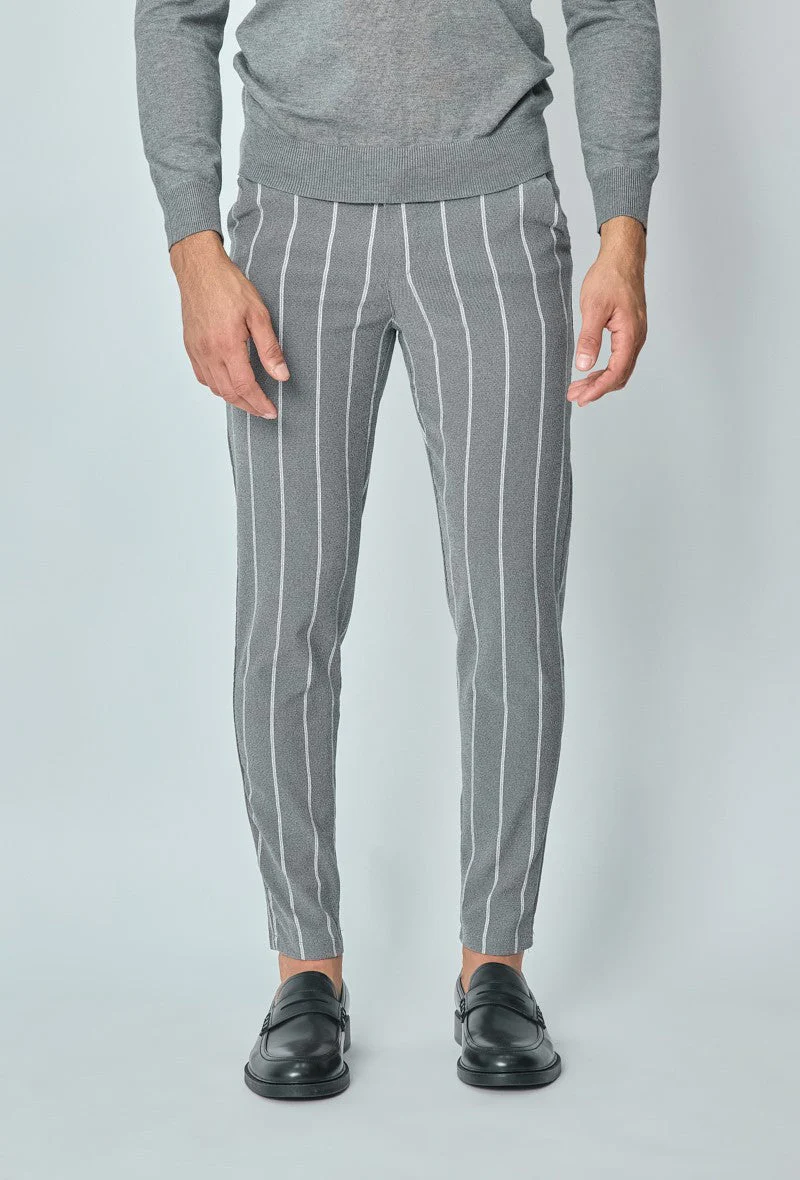 Pantalon classique à rayures stretch - Image 16
