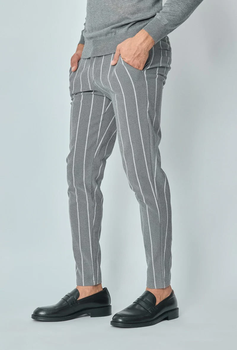 Pantalon classique à rayures stretch - Image 17