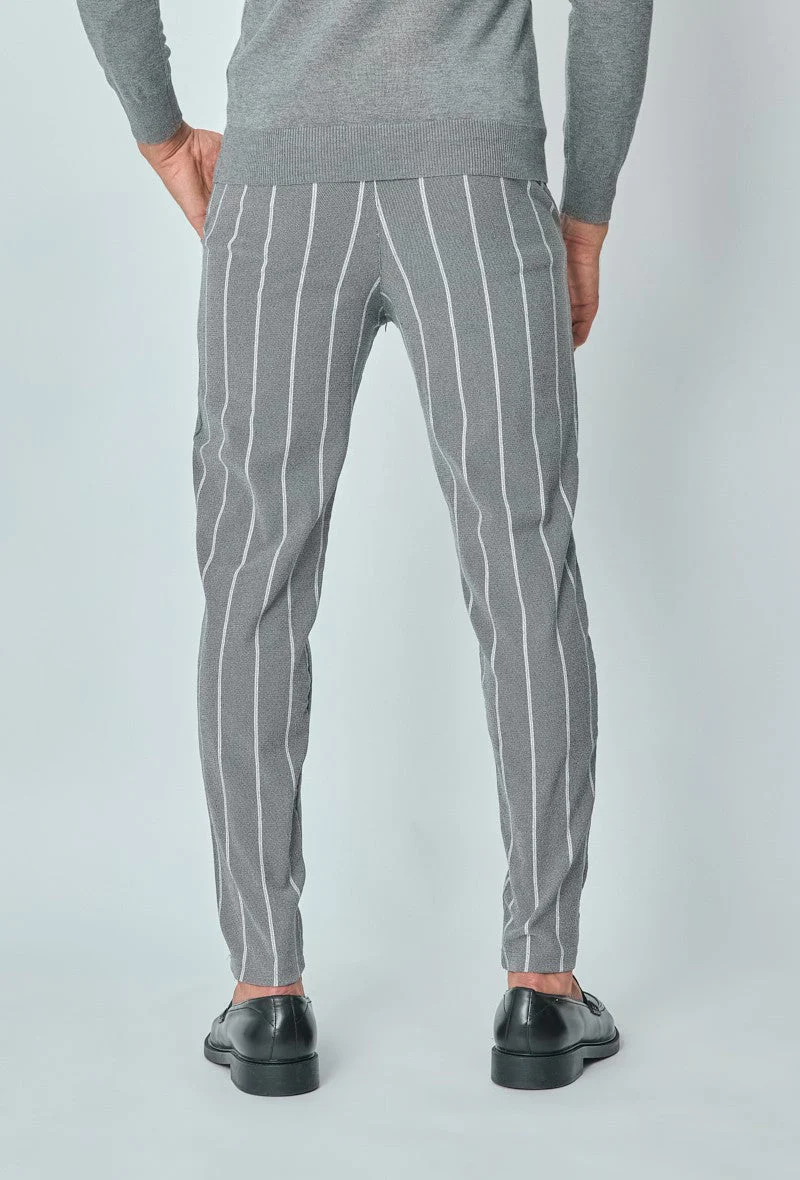 Pantalon classique à rayures stretch - Image 18