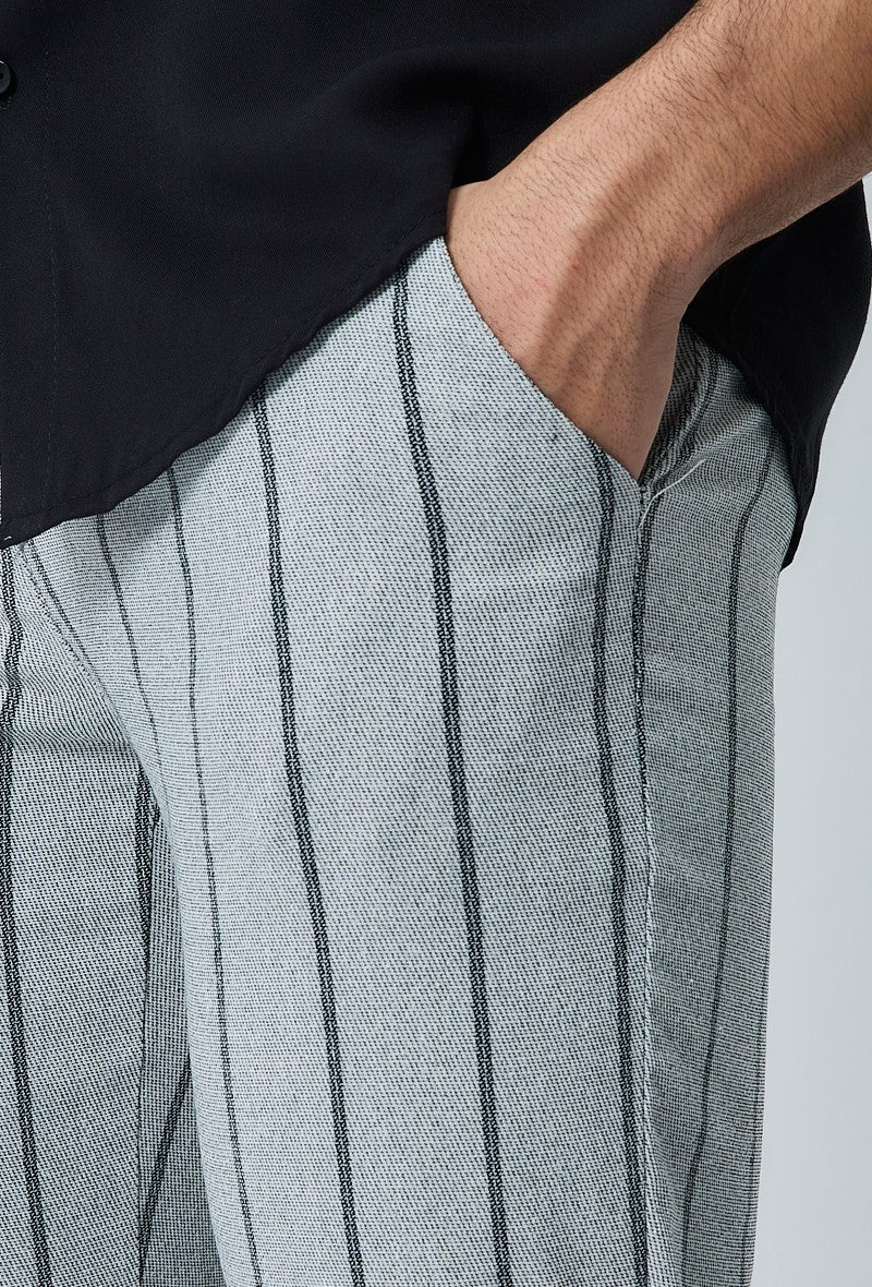Pantalon classique à rayures stretch - Image 2