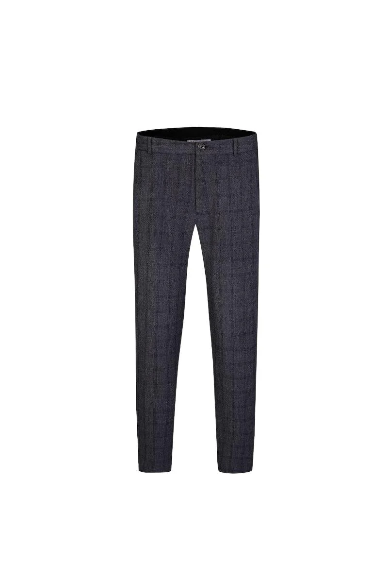 Pantalon classique chino à carreaux
