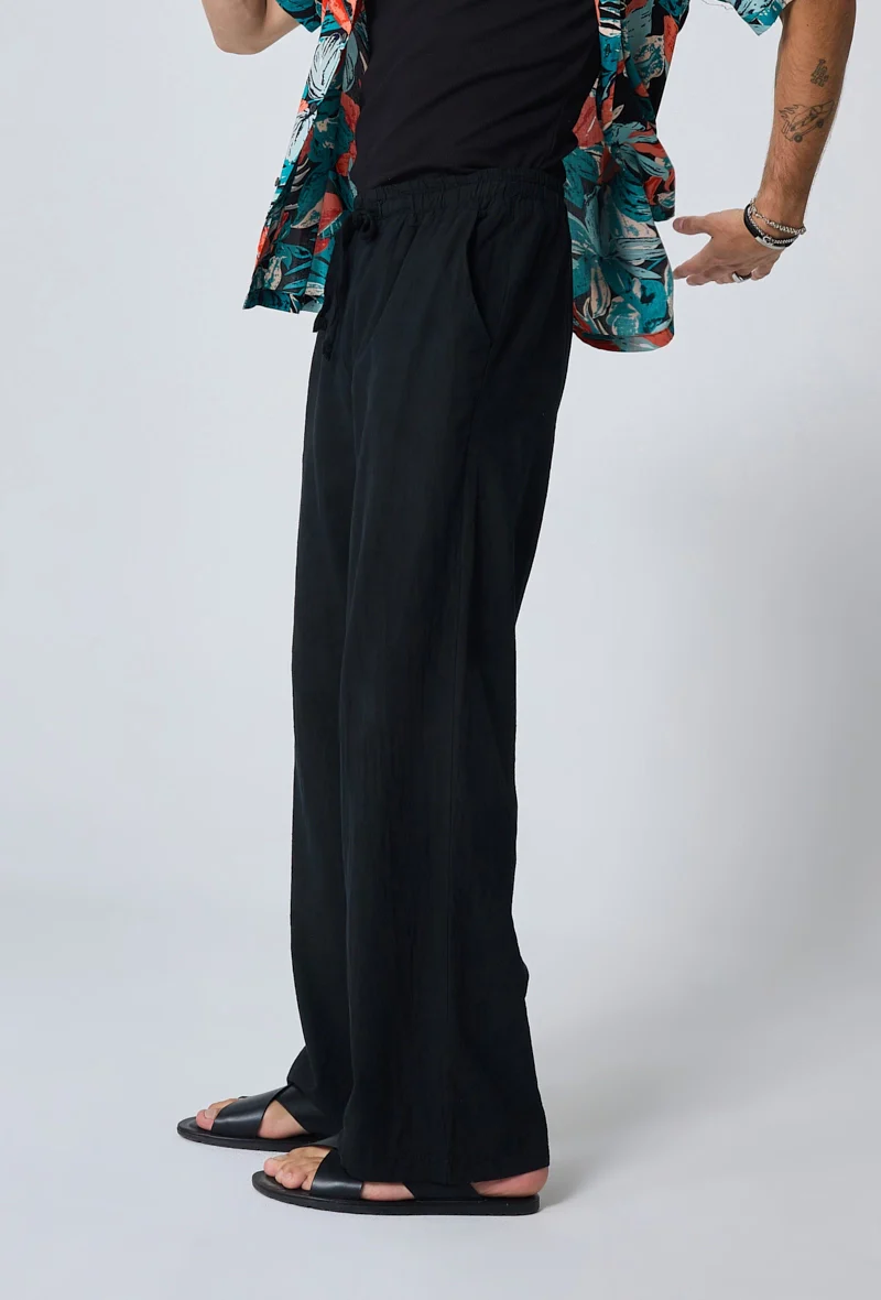 Pantalon effet lin - Image 14