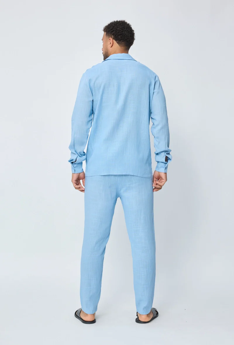 Pantalon effet lin - Image 9