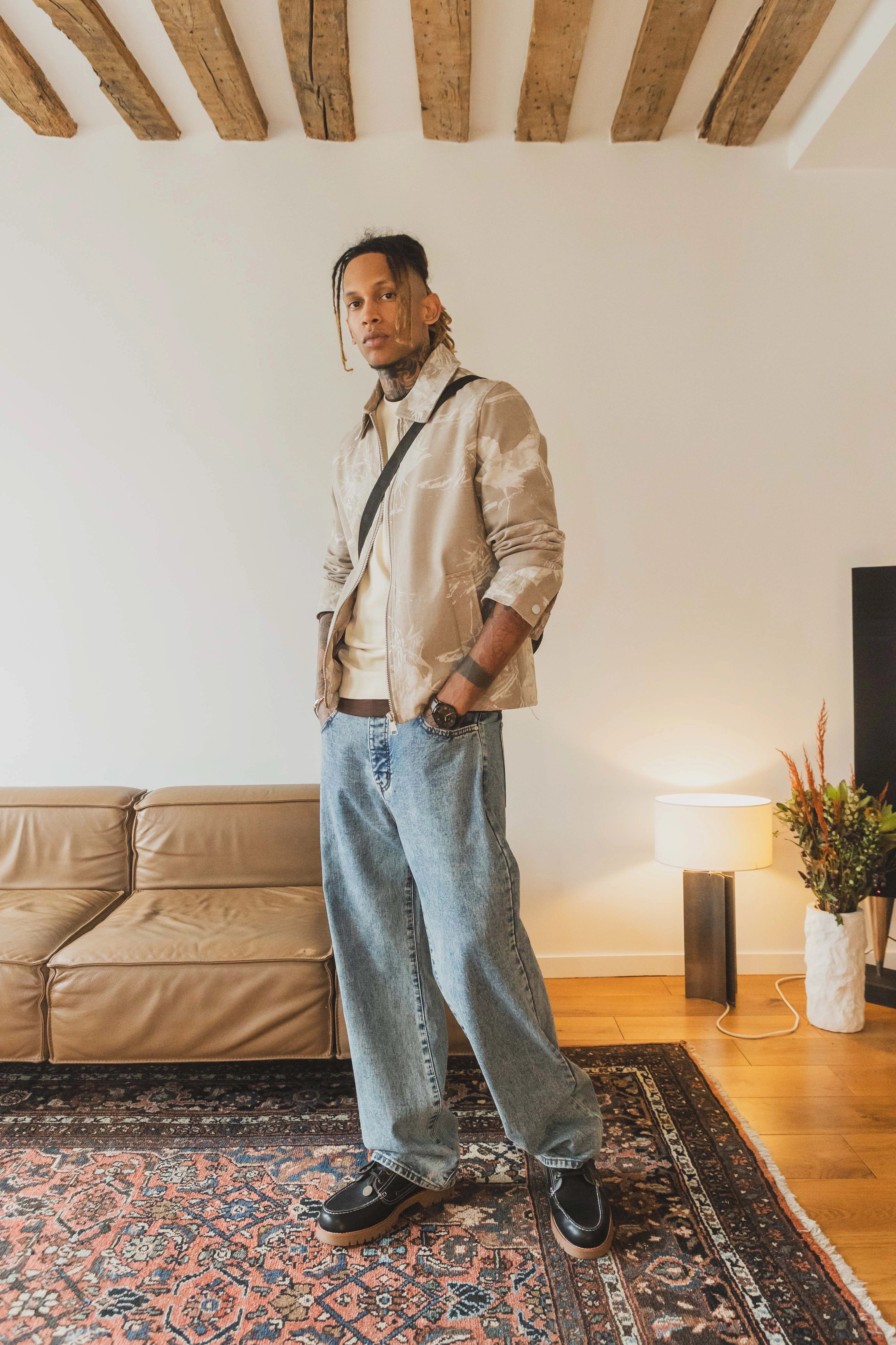Pantalon en jean coupe droite - Image 2