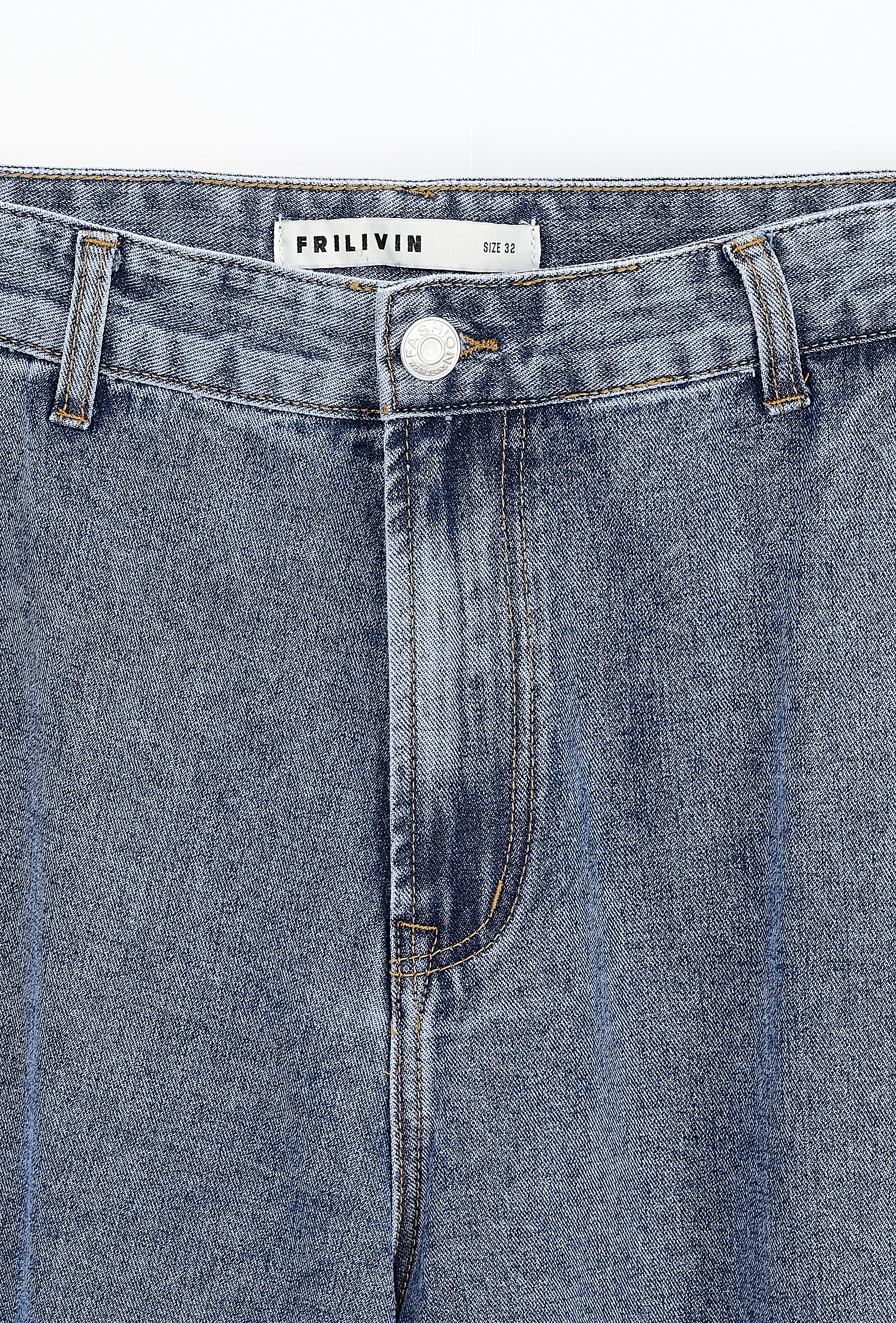 Pantalon en jean coupe droite - Image 11