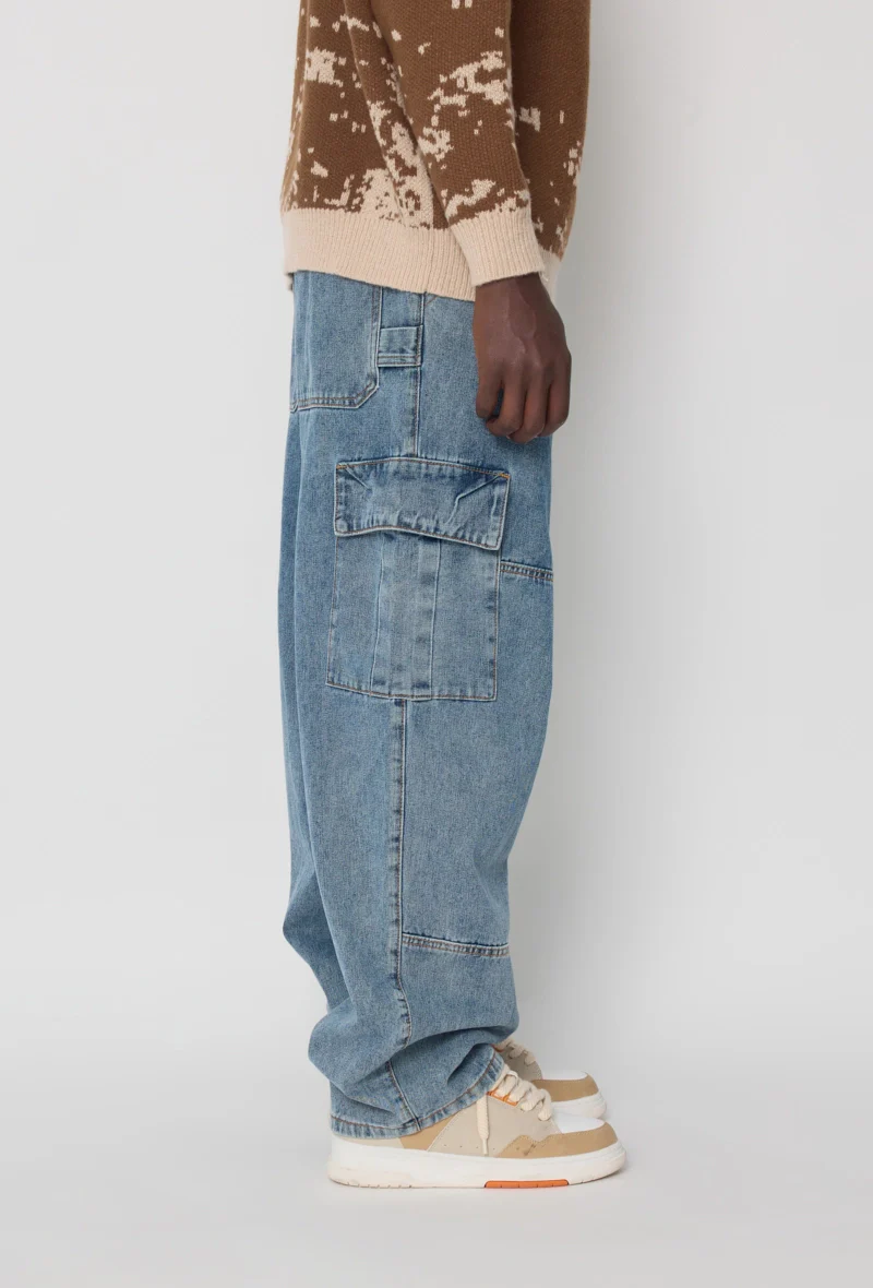 Pantalon en jean coupe droite - Image 3