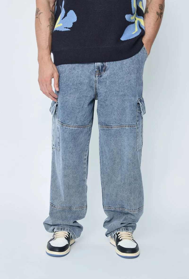 Pantalon en jean coupe droite - Image 6